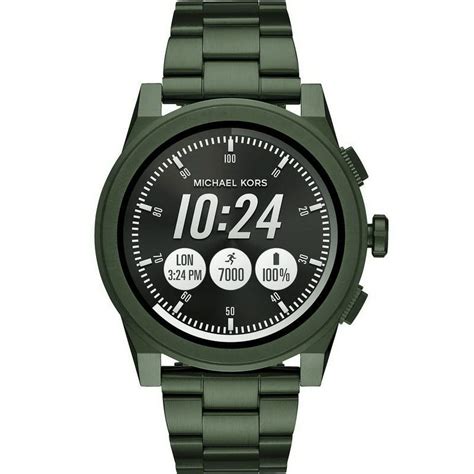 michael kors acces smartwatch mkt5038-dw4c|Michael Kors Access, Men’s Smartwatch, Grayson Olive.